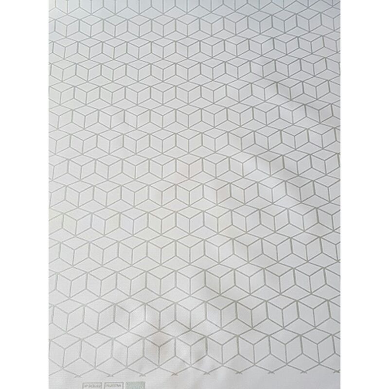 Badezimmer Vorhang Polyester 180x200 Prem. Mozaik Silve  - Onlineshop ManoMano