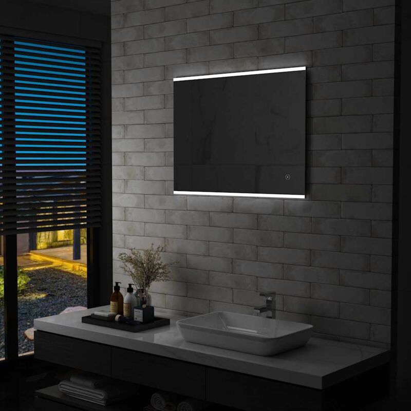 Led-badspiegel Mit Berührungssensor 80x60 Cm Vidaxl