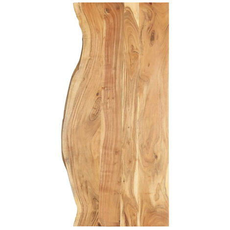 Badezimmer-Waschtischplatte Massivholz Akazie 140 x 55 x 2,5 cm