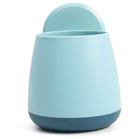 Badezimmer-Zahnbürstenhalter, Wandregal für Zahnbürsten und Zahnpasta, Küchen-Essstäbchenhalter, Geschirrhalter, Abtropfgestell, Organizer, Blau