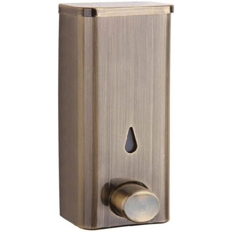 Badezimmeraccessoires 304 Edelstahl Seifenwandspender Punch Handwaschflasche Hotel Badezimmer Küchenbehälter, (Bronze)