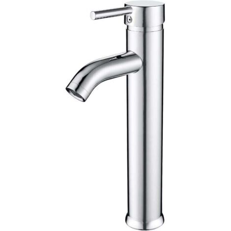 Badezimmerarmatur, Waschbeckenarmatur, regulierbares Warm- und Kaltwasser, mit einem 60 cm langen Wasserzulaufschlauch