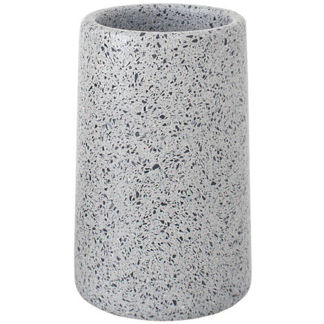 Badezimmerbecher Q-BATH PREMIUM DECOR 1555 Terrazzograu