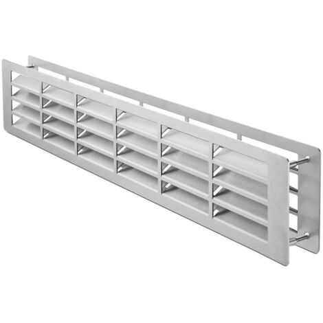 Badezimmerlüftung 9083 ER Länge 500 mm Breite 100 mm Edelstahl