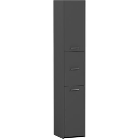 Badezimmerschrank Anthrazit, 30 x 30 cm - Modern L-23