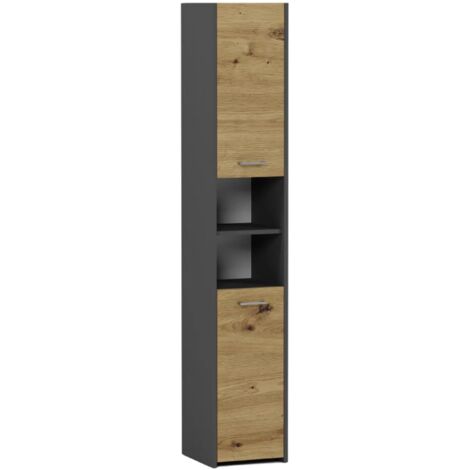 Badezimmerschrank Anthrazit Mix Artisan, 30 x 30 cm - Modern L-30
