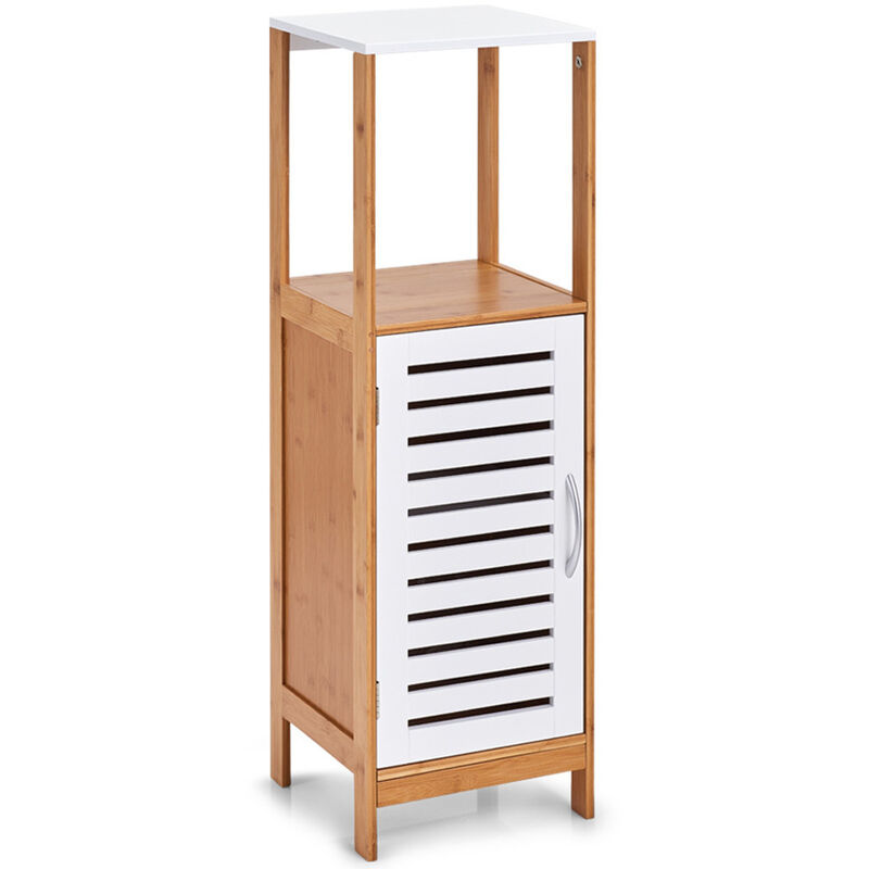 Badezimmerschrank mit Ablage, Badregal, Möbelstück aus Bambus Kollektion, Zeller  - Onlineshop ManoMano
