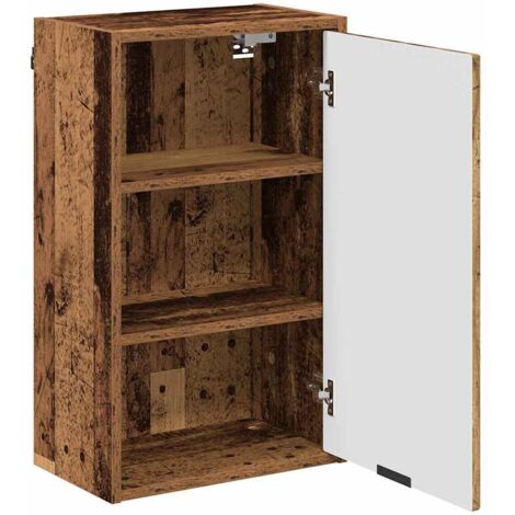 Badezimmerschrank Wandmontiert Altholz 39 x 23,5 x 65 cm vidaXL