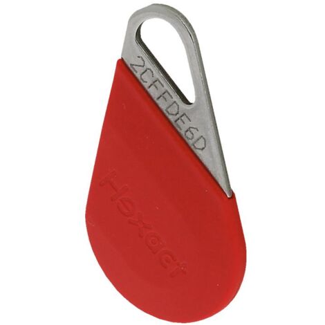 Badge de proximité Mifare 13,56 MHz pour contrôle d'accès VIGIK® rouge BTICINO BT348245