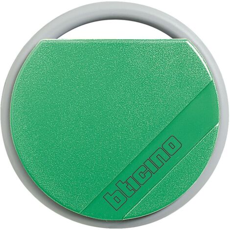 Badge de proximité résidents 13,56 MHz Vert BTICINO 348202