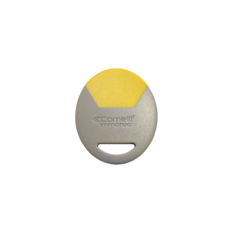 Badge MIFARE format porte cléjaune COMELIT CLE J