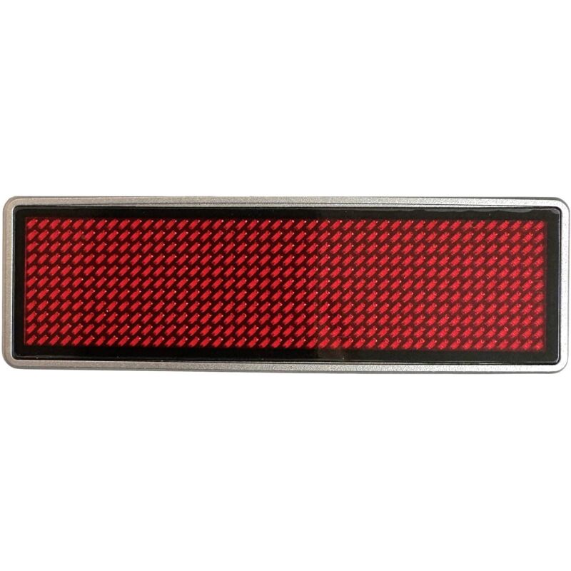 Sertronics - badge led 125906 rouge 44 x 11 pixels (l x h x p) 93 x 30 x 6 mm 1 pc(s)