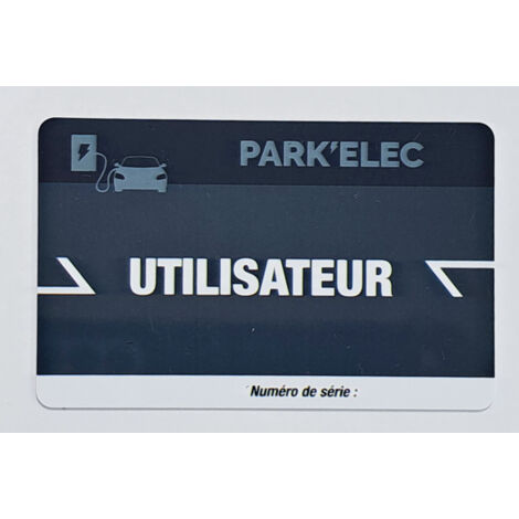 Badge utilisateur ParkBox 7 sérigraphié MICHAUD SA090
