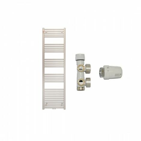Badheizkörper Royal Handtuchheizkörper Mittelanschluss Weiss Handtuchwärmer 400x1800 mm