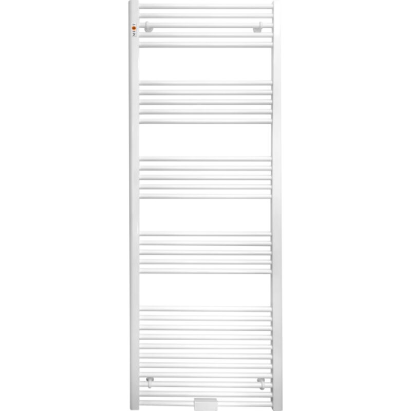 Badheizkörper Standard gerade Form Breite 400mm x Höhe 1600mm, mit Mittelanschluss und Seitenanschluss