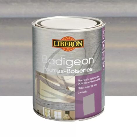 Badigeon poutres et boiseries 2,5 L – Aspect mat velouté – Pour bois dur et résineux – Application facile sur surfaces verticales – Liberon