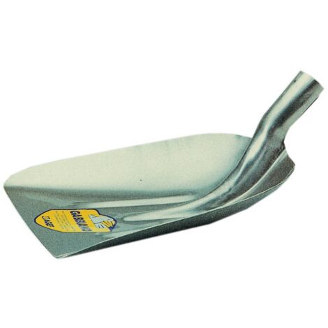 Badile pala in alluminio per neve grano cm 32x42 senza manico