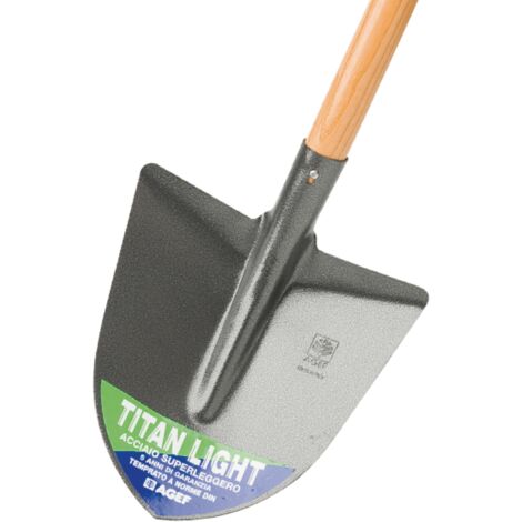 BADILE TITAN LIGHT A PUNTA CON SPALLA TEMPRATO CON MANICO DA 140 CM - AGEF