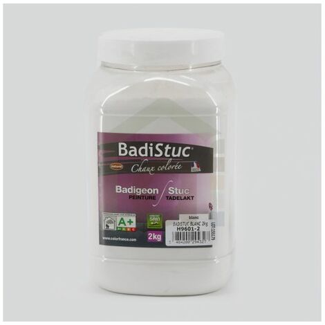 Badistuc : enduit pour stucs et badigeons à la chaux,