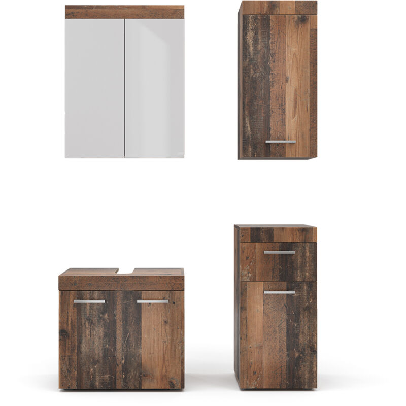 Vicco - Badmöbel-set Luna, Oldstyle, 4 Teile