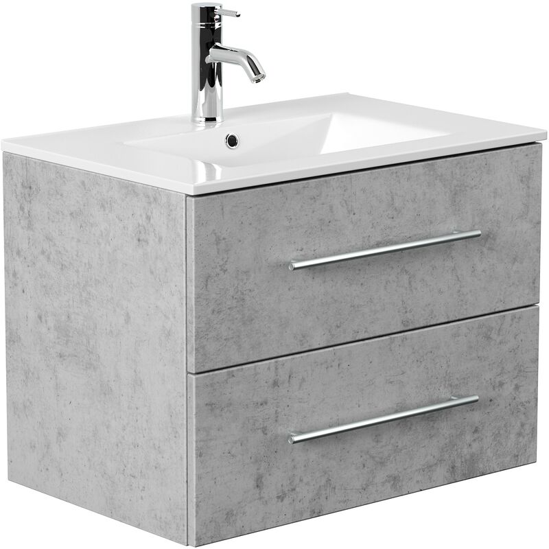 

Mueble de baño Firenze 70 Gris hormigón