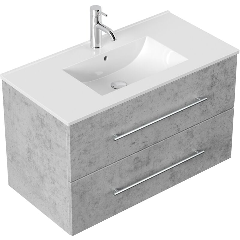 

Mueble de baño Firenze 90 Gris hormigón