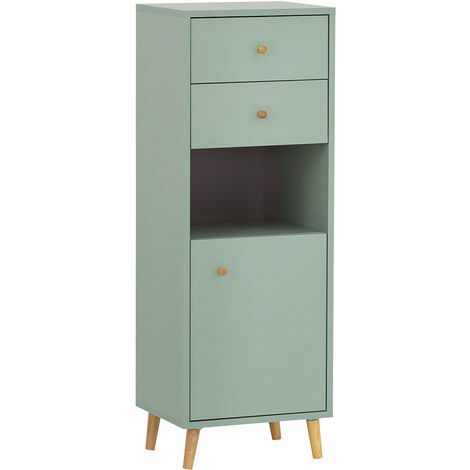 Badmöbel Highboard BELFORT-80 in mint, B/H/T ca. 40,3/113,4/33,1 cm