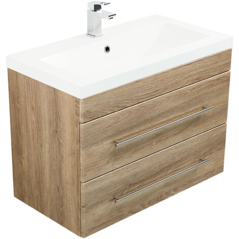 Badmöbel Infinity 850 SoftClose eiche hell
