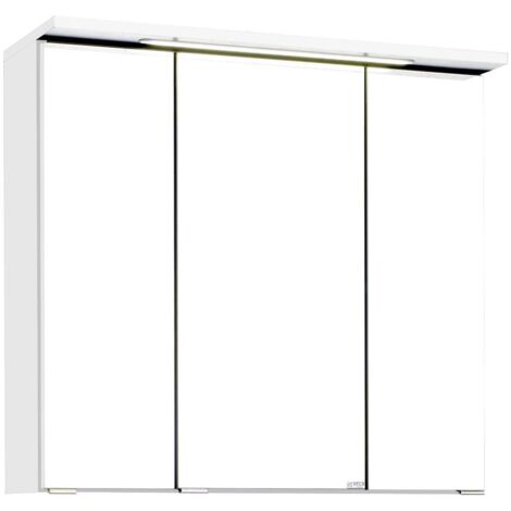 Badmöbel  PADUA-03 Set Hochglanz weiß, Waschplatz 70cm