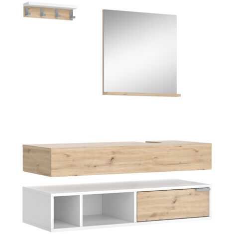 Badmöbel-Set Henri, Weiß, 4 Teile, Vicco