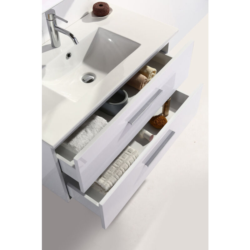 Fischer Und Adamek Badmöbelset Badezimmermöbel Badmöbel Set mit Waschbecken Sylt  - Onlineshop ManoMano