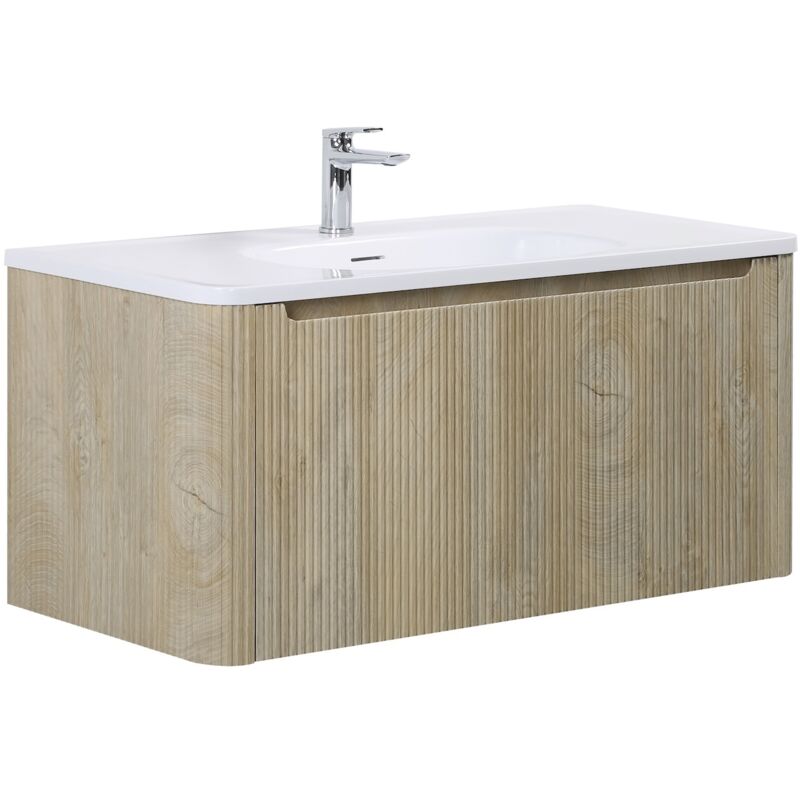 Badplaats Badmöbel Set Mit Waschbecken Und Unterschrank Tundra 1