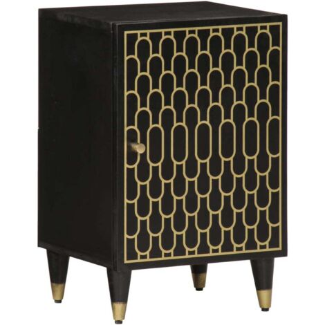 Badschrank 38x33x58 cm Massivholz Mango vidaXL