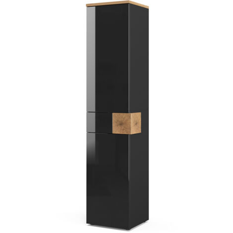 Badschrank Eden, Anthrazit, 40 x 184.2 cm, Vicco