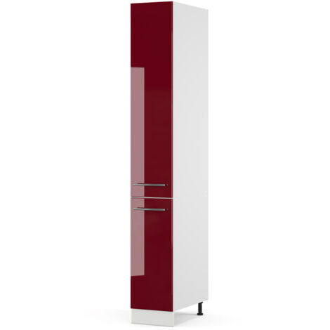 Badschrank Fame-Line, Bordeaux Hochglanz, 30 x 206.8 cm, Vicco