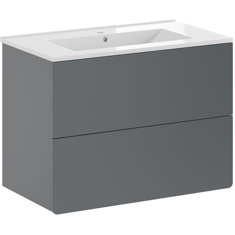 Vicco - Badmöbel-set Izan, Grau, 2 Teile