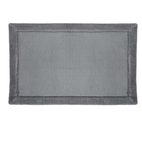 Badteppich 80x50cm modern color anthrazitgrau - 80 x 50 - 5 five simply smart - Dunkelgrau