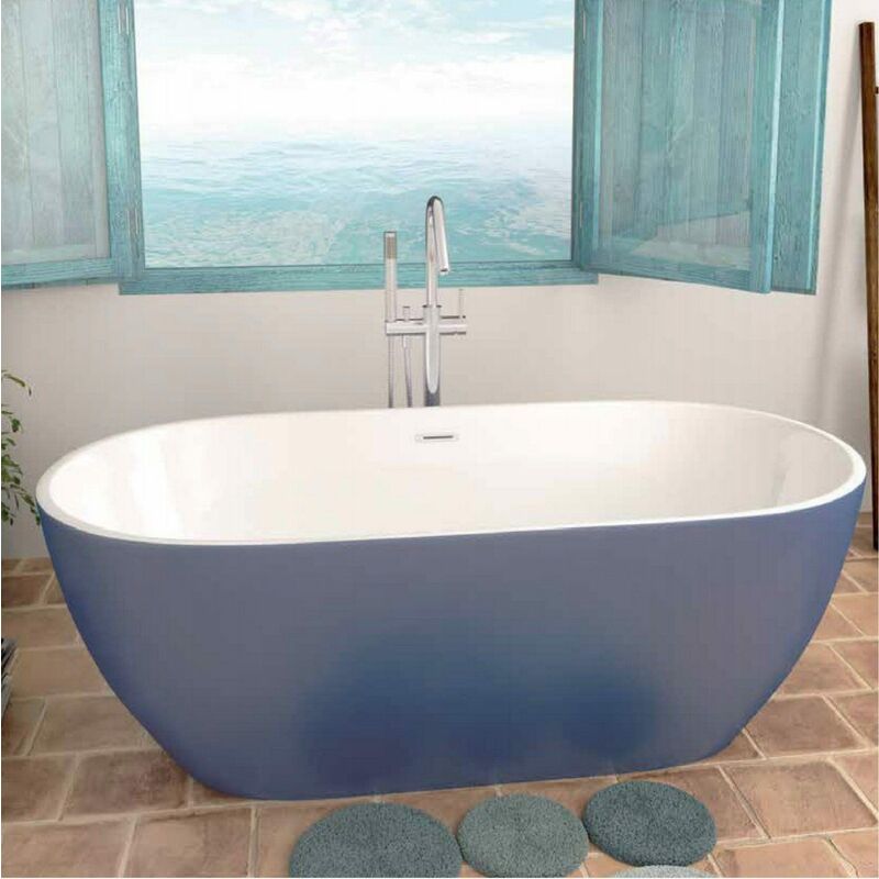 

Bañera exenta TRENTO TODOS LOS COLORES DISPONIBLES DE LA CARTA RAL 150 cm - Sanycces