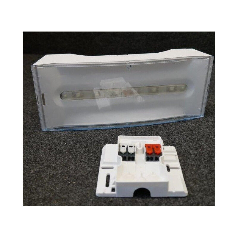 URA - Bloc autonome d'ambiance baes adressable led pose saillie flux 400lm avec picto IP43 life