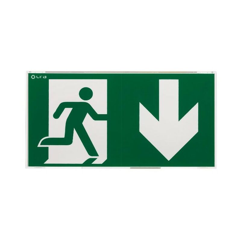 URA - baes life v évac. sati Connecté 45lm/1h - IP43/IK07