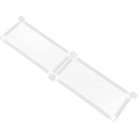 Baffle Blocker Under Bed for Pets, Pet Bed Blockers, Sofa Blocker for Under the Sofa, White Plastic House Blocker