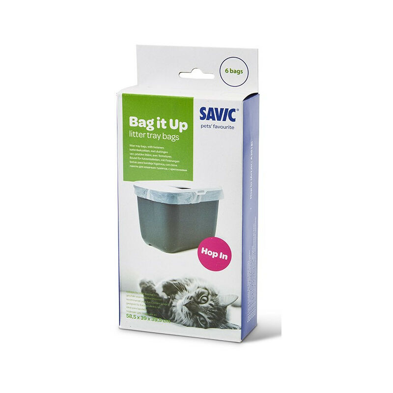 

Bag it Up desechable A3354, para casa Hop In. 6 bolsas. para gato.