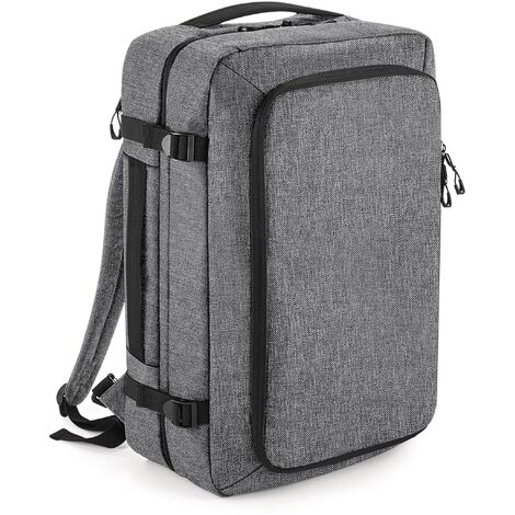 Bagbase Unisex Adult 40L 2 Wheeled Cabin Bag (One Size) (Grey Marl)