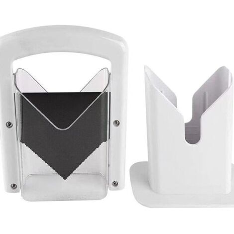 Bagel Guillotine Slicer Ergonomique - Découpe Parfaite & Sécurisée en Un Instant