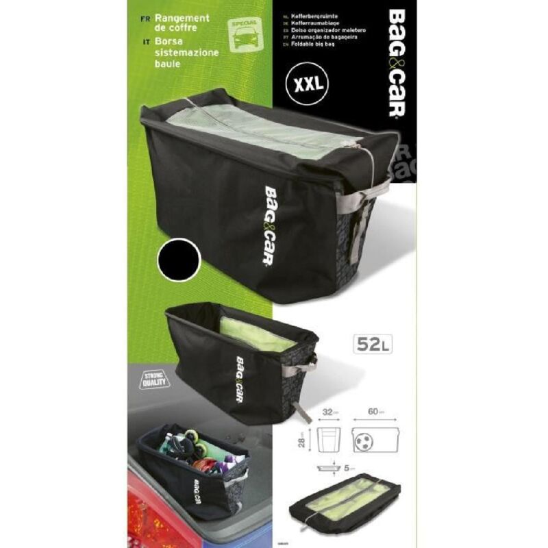 BAGetCAR Organiseur de coffre xxl 52L