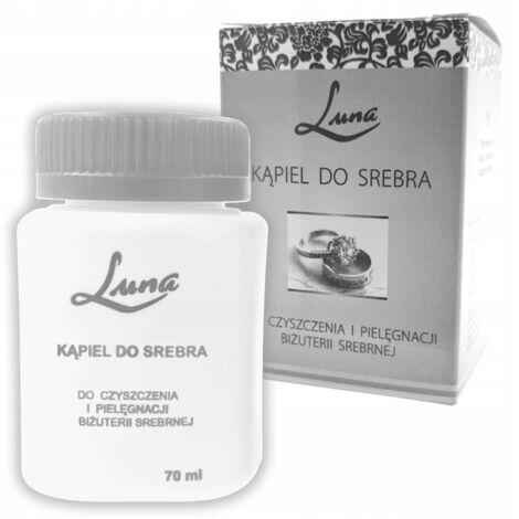 Bagno detergente professionale per gioielli in argento 70 ml