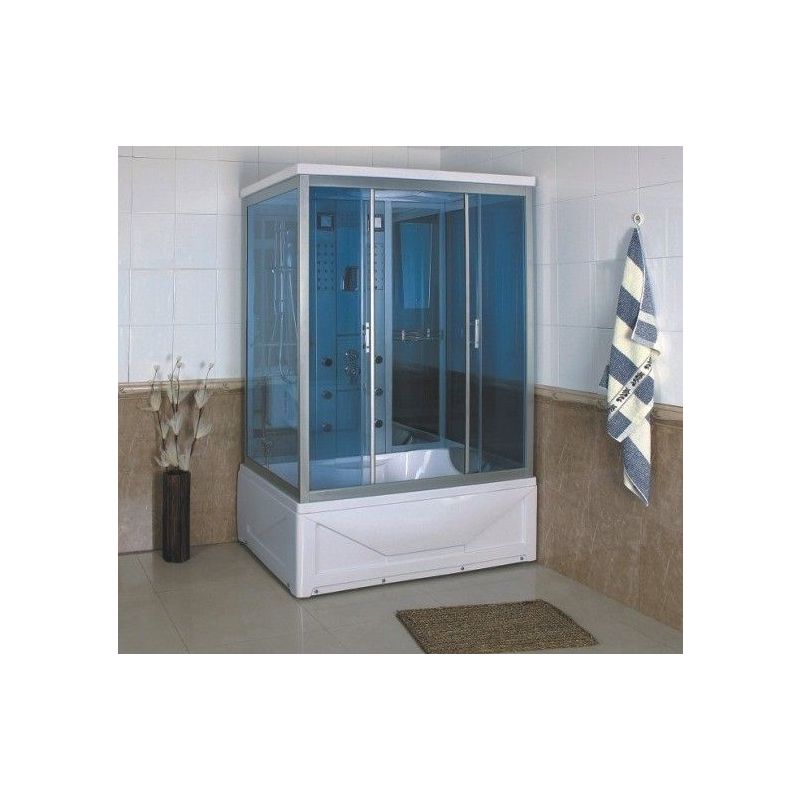 Vasca Con Cabina Doccia Idromassaggio.Bagno Italia Box Doccia Idromassaggio 135x85 Cm 6 Getti Bagno Turco Radio Cromoterapia Cabine Con Vasca C4b 0920