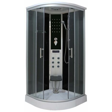 Bagno Italia Cabina box doccia Idromassaggio 90x90 con sistema quickline