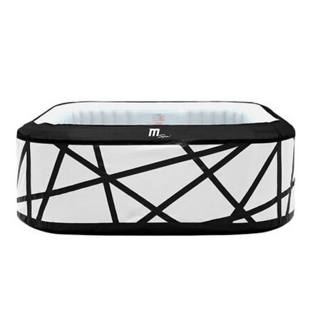 Bagno Italia Minipiscina autogonfiabile idromassaggio 185x185 cm mini piscina spa relax 132 getti 6 persone
