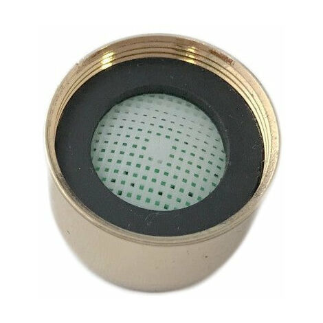 Bagnoclic – Aérateur complet 22mm laiton doré – Raccord femelle 22 – Installation facile – Pour robinetterie plaquée or